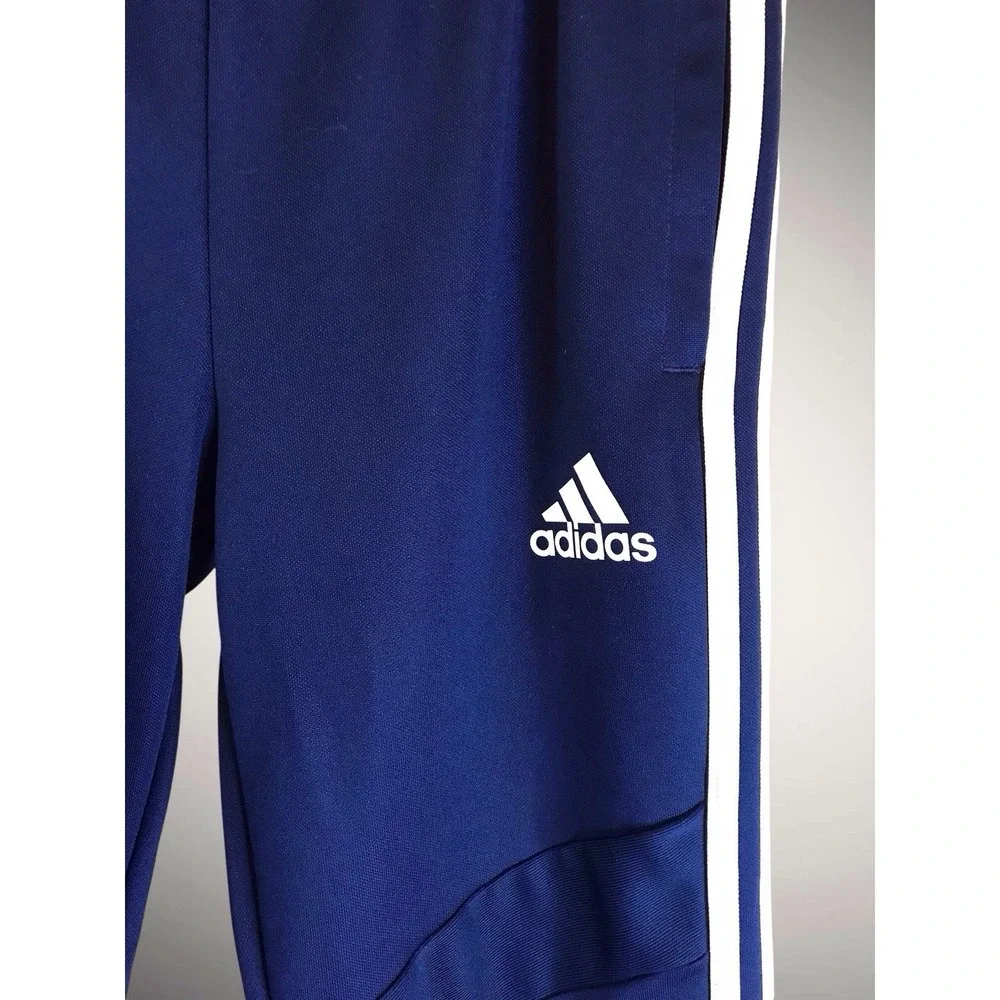 Adidas Track Aeroready‎ Sweatpants Navy White Tapered Bottom Men's Size Large